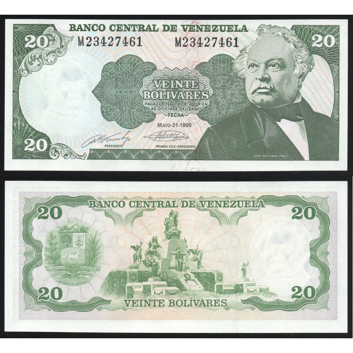 Купить Купюры Венесуэлы 10 Боливар 2008 Год