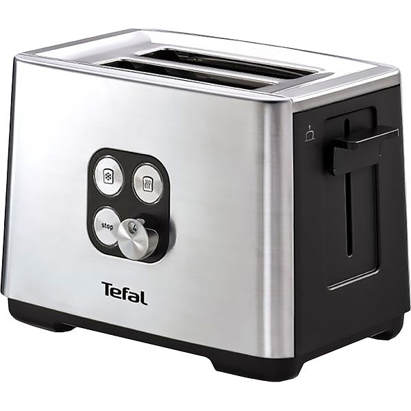 Tefal Тостер TT 420D30 900 Вт тостов - 2, серебристый, черный