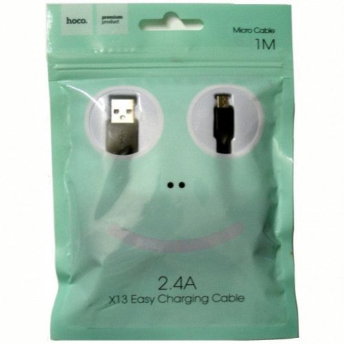 hoco Кабель питания micro-USB 2.0 Type-A/USB 2.0 Type-A, 1 м, черный