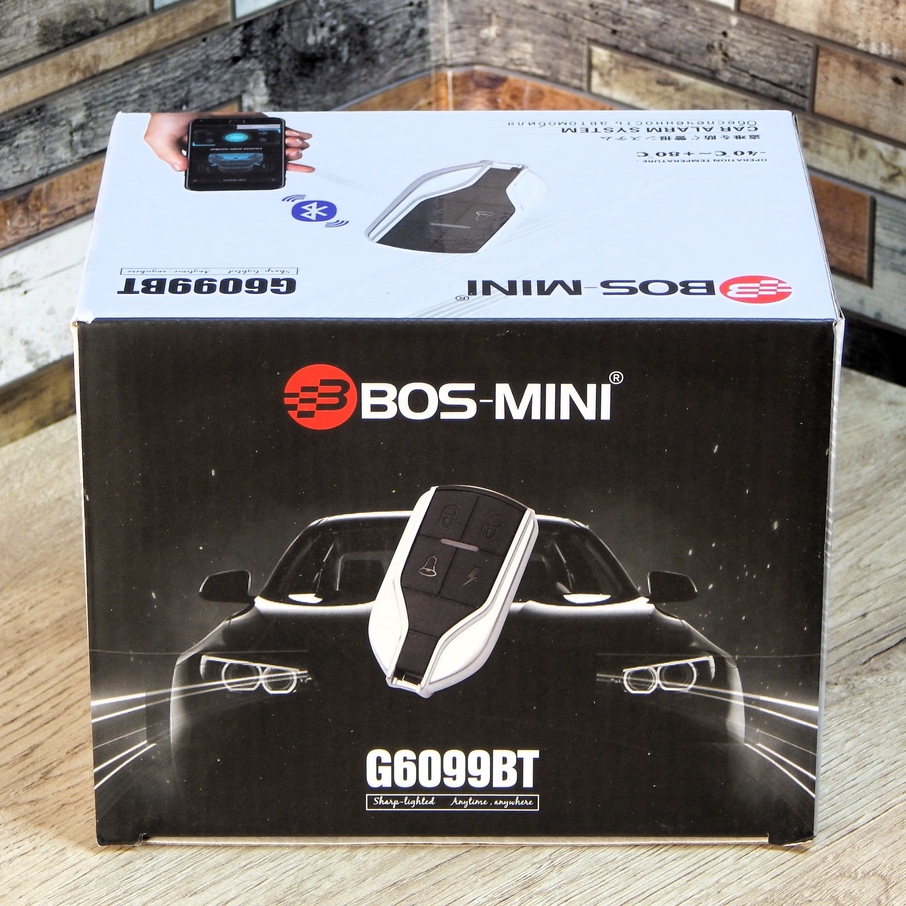 Автосигнализация BOS-MINI Z6099BT купить по выгодной цене в  интернет-магазине OZON (1323857498)