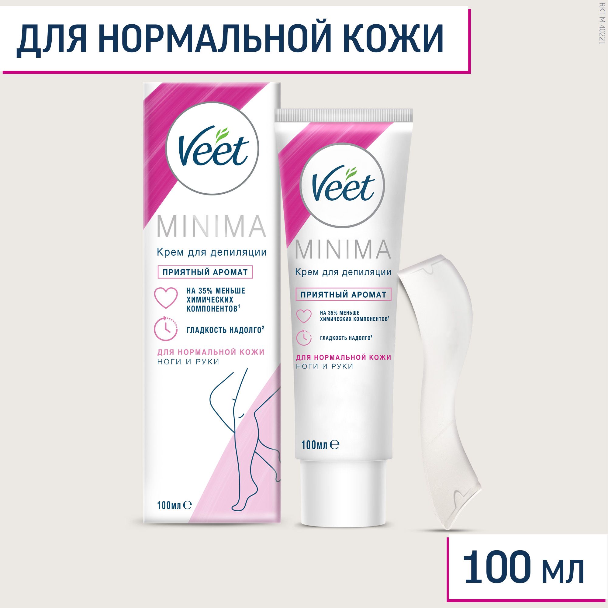 Крем для депиляции для нормальной кожи Veet MINIMA, 100 мл