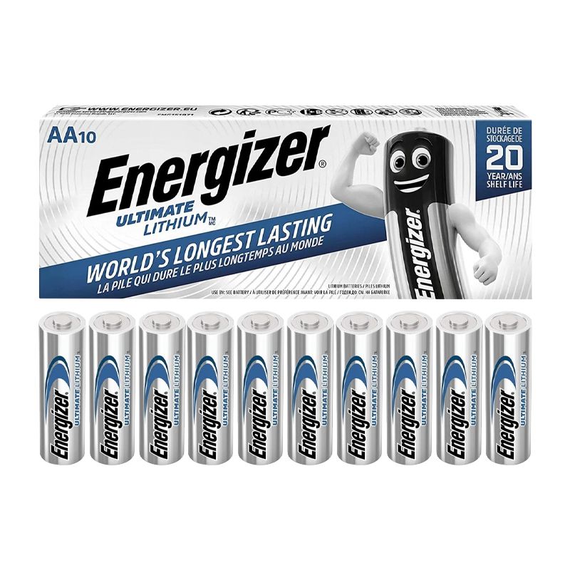 Energizer Батарейка AA, Литиевый тип, 1,5 В, 10 шт