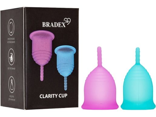 Набор менструальных чаш BRADEX Clarity Cup