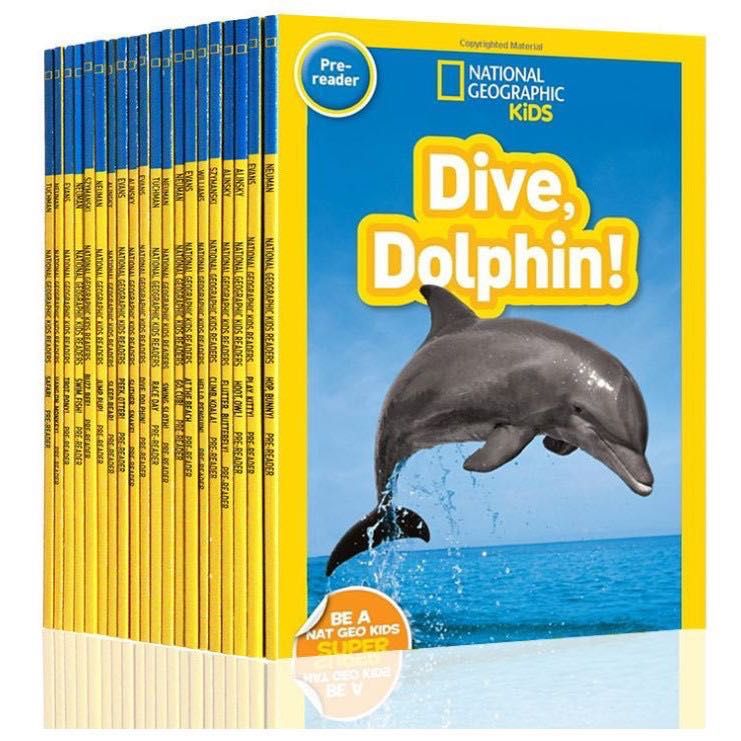 National Geographic Kids Pre-reader, набор из 20 книг на анлийском языке | Evans Shira