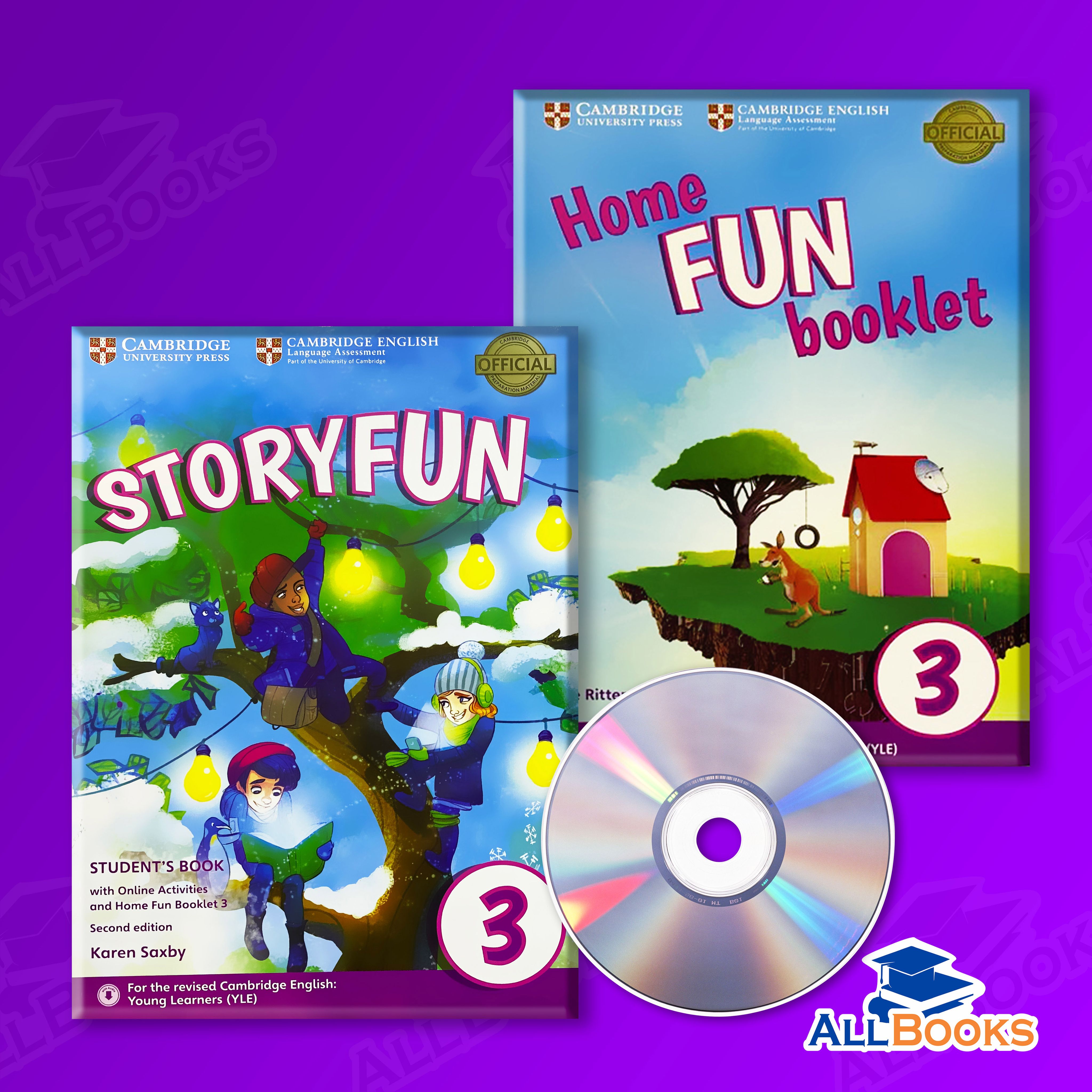 Storyfun 3 учебник + буклет + CD (без кода доступа к онлайн-ресурсам)