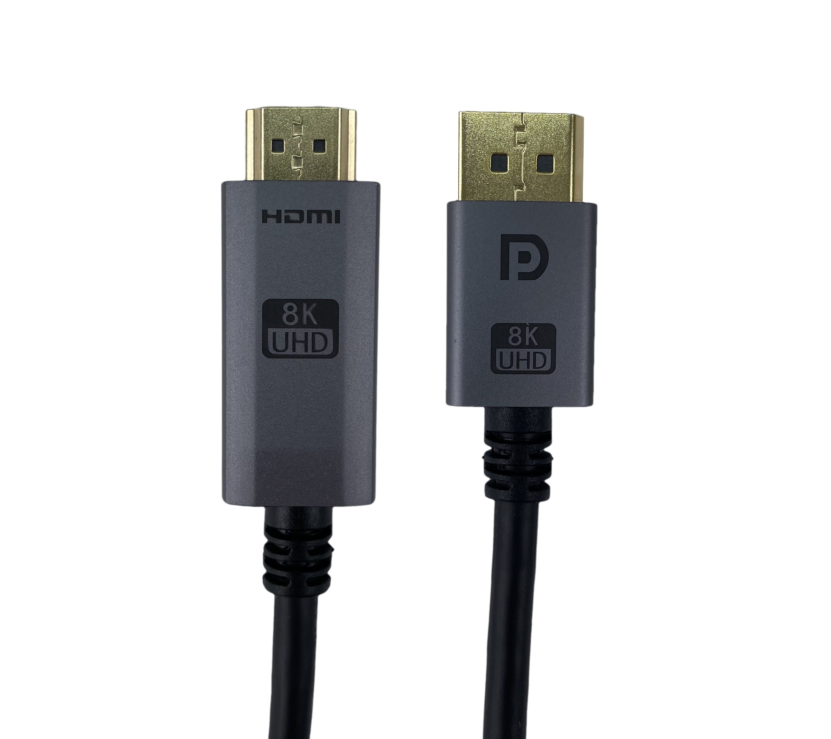 КабельTUBONDisplayPort-HDMI8K60Hz,ПВХ,ЧипPS196OD5.0DH033м