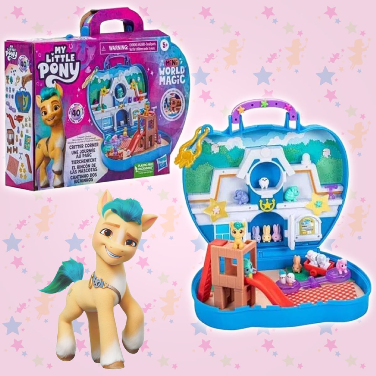 Фигурки My Little Pony - портативный набор Mini World Magic Critter Corner  - купить с доставкой по выгодным ценам в интернет-магазине OZON (1090654999)