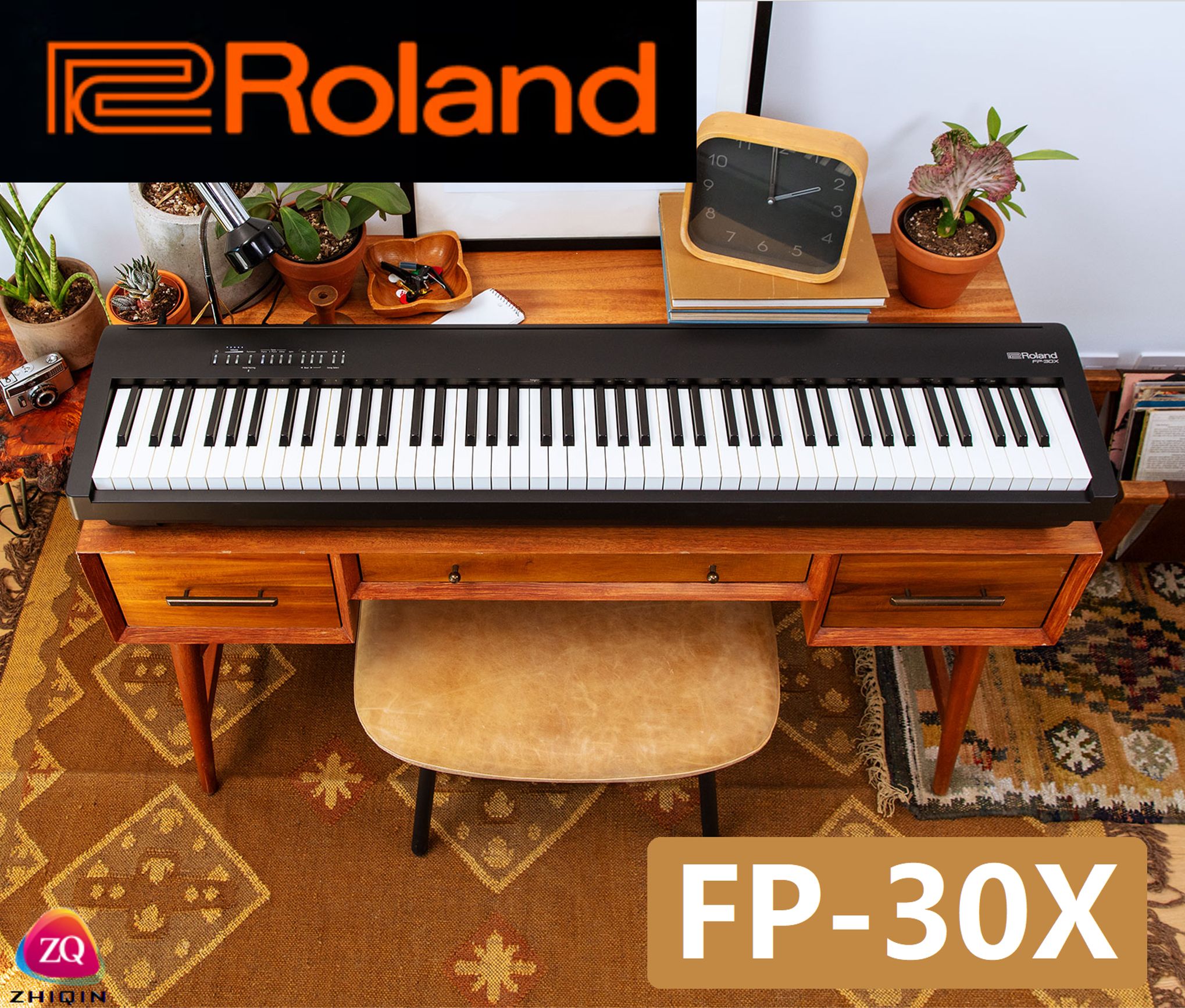 RolandFP30XЦифровоепианино88-клавишноетяжелоепортативное