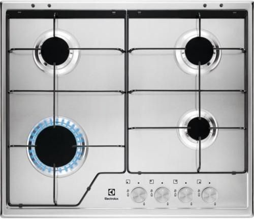 Варочная панель газовая Electrolux KGS6424SX, нержавеющая сталь