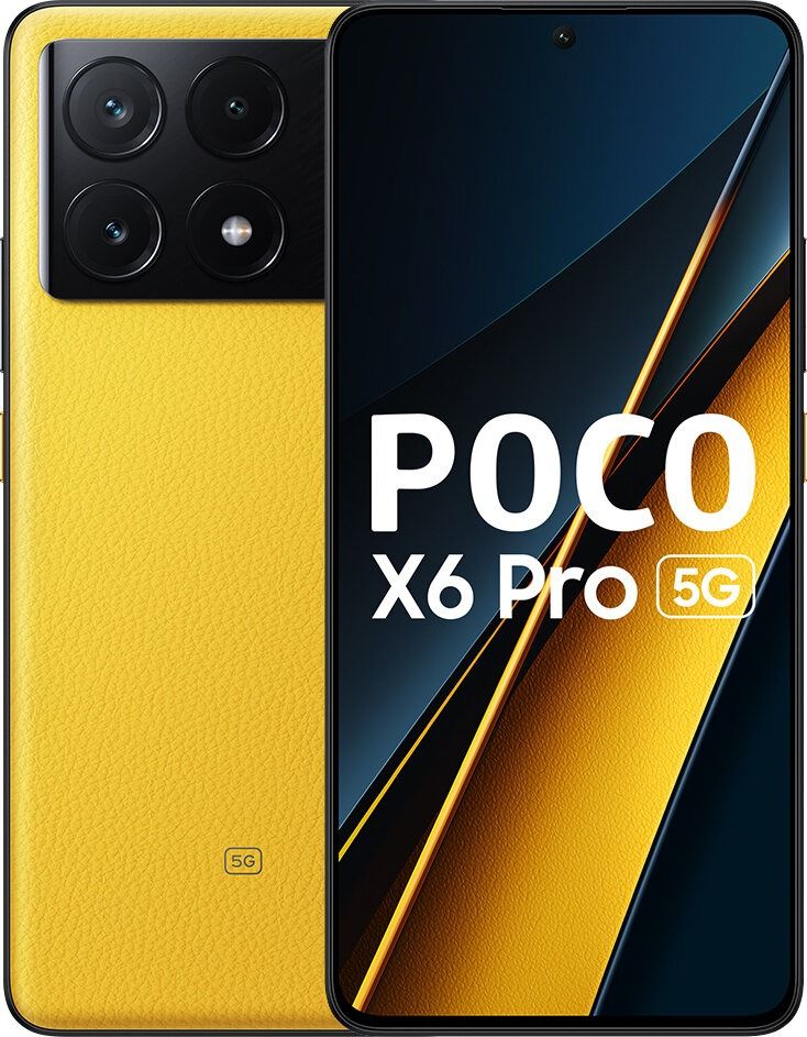 PocoСмартфонX6Pro5G12/512ГБ,желтый