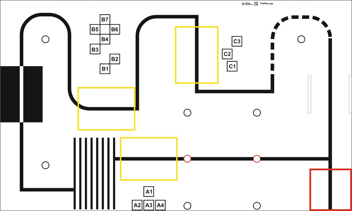 Поле для роботов "KazRobotics"