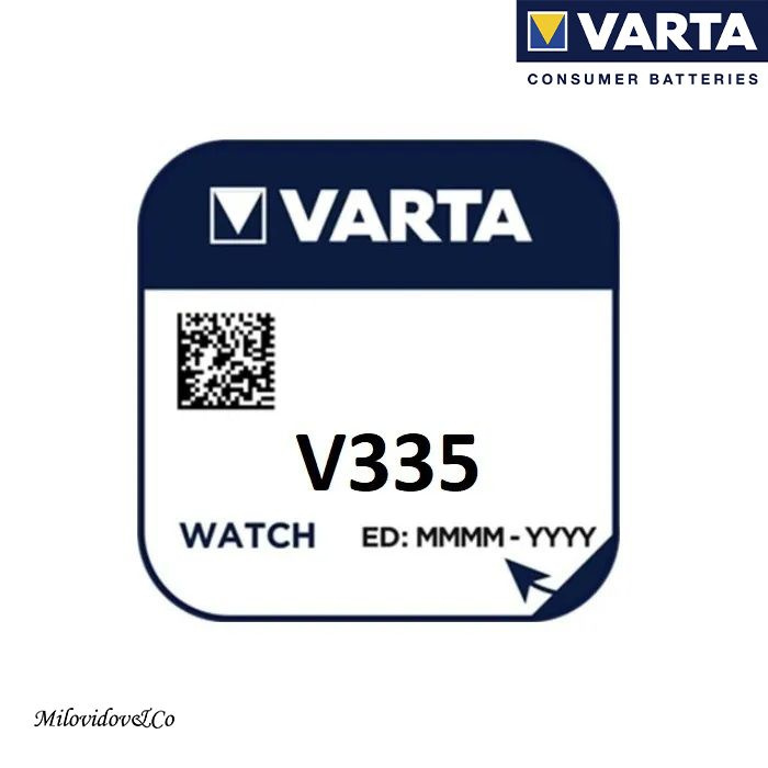 Varta Батарейка 335 (SR512), Оксид-серебряный тип, 1,55 В, 1 шт #1