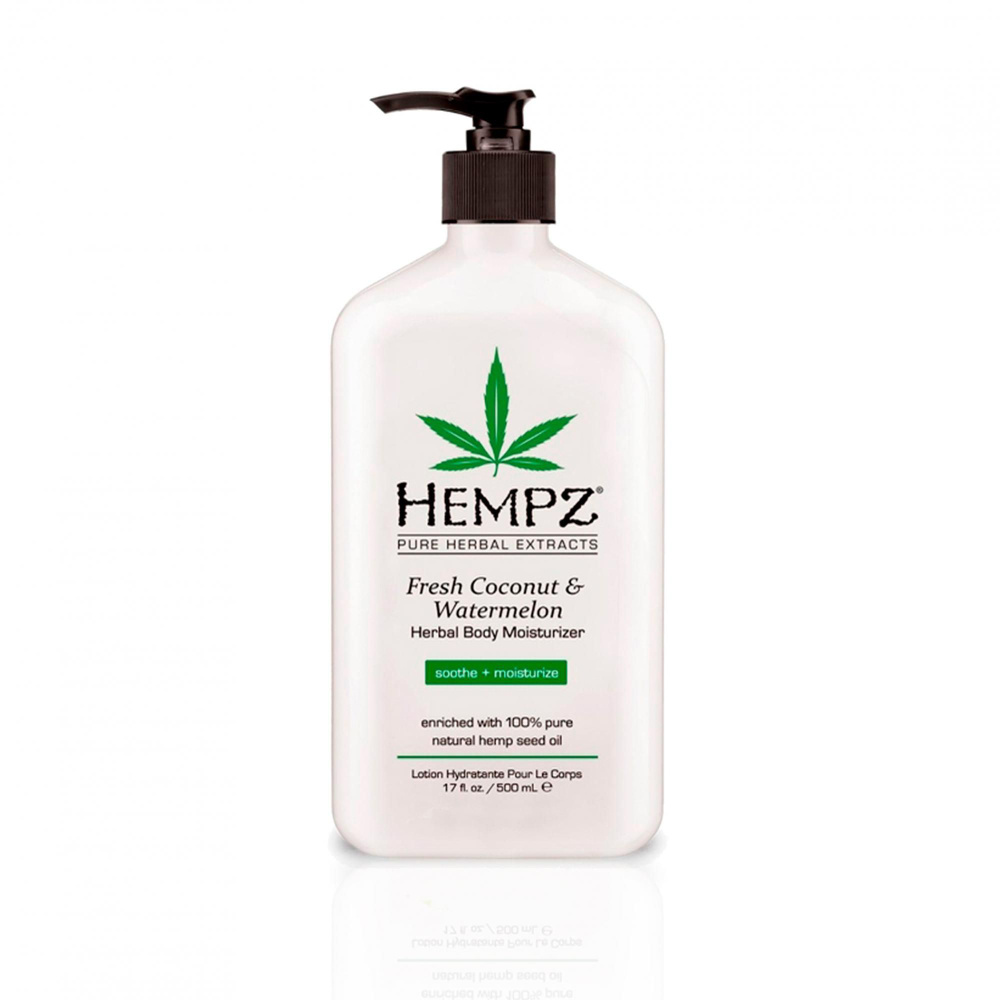 Оригинал HEMPZ Fresh Coconut & Watermelon Herbal Body КОКОС И АРБУЗ лосьон для тела увлажняющий (500 #1