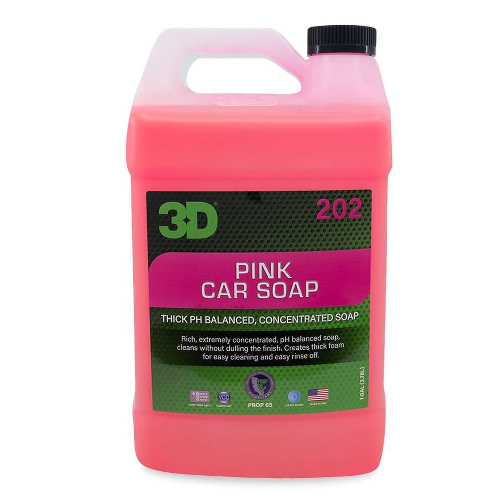 3D Car Care Автошампунь Pink Car Soap 3.78 л #1