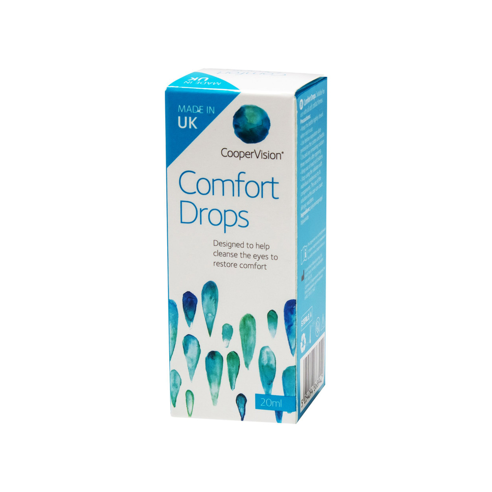 Капли увлажняющее для глаз Comfort Drops,20мл/Комфорт дропс КуперВижн ...