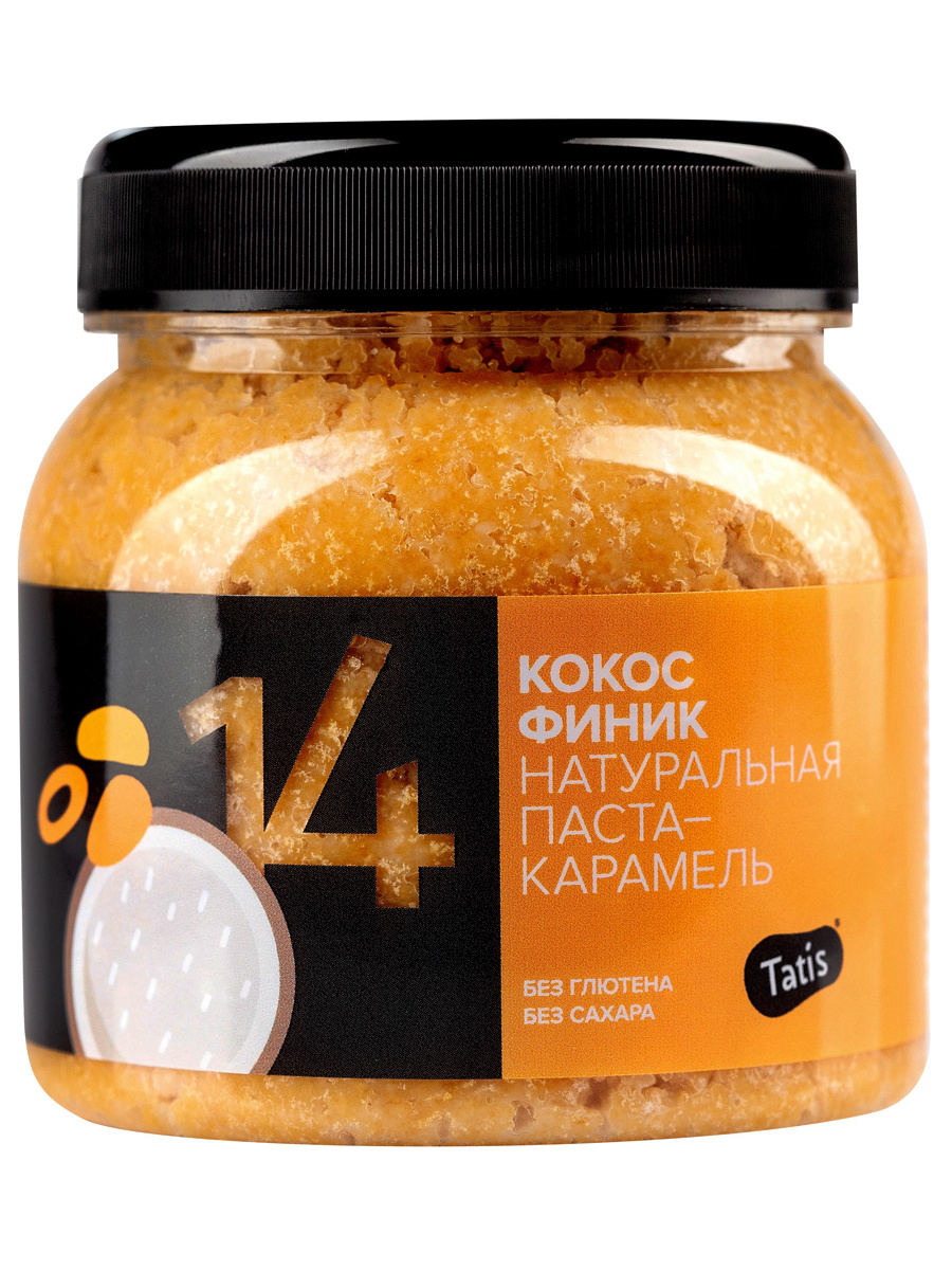 Tatis, Кокосовая паста-карамель с фиником, 250 гр. — купить в интернет ...