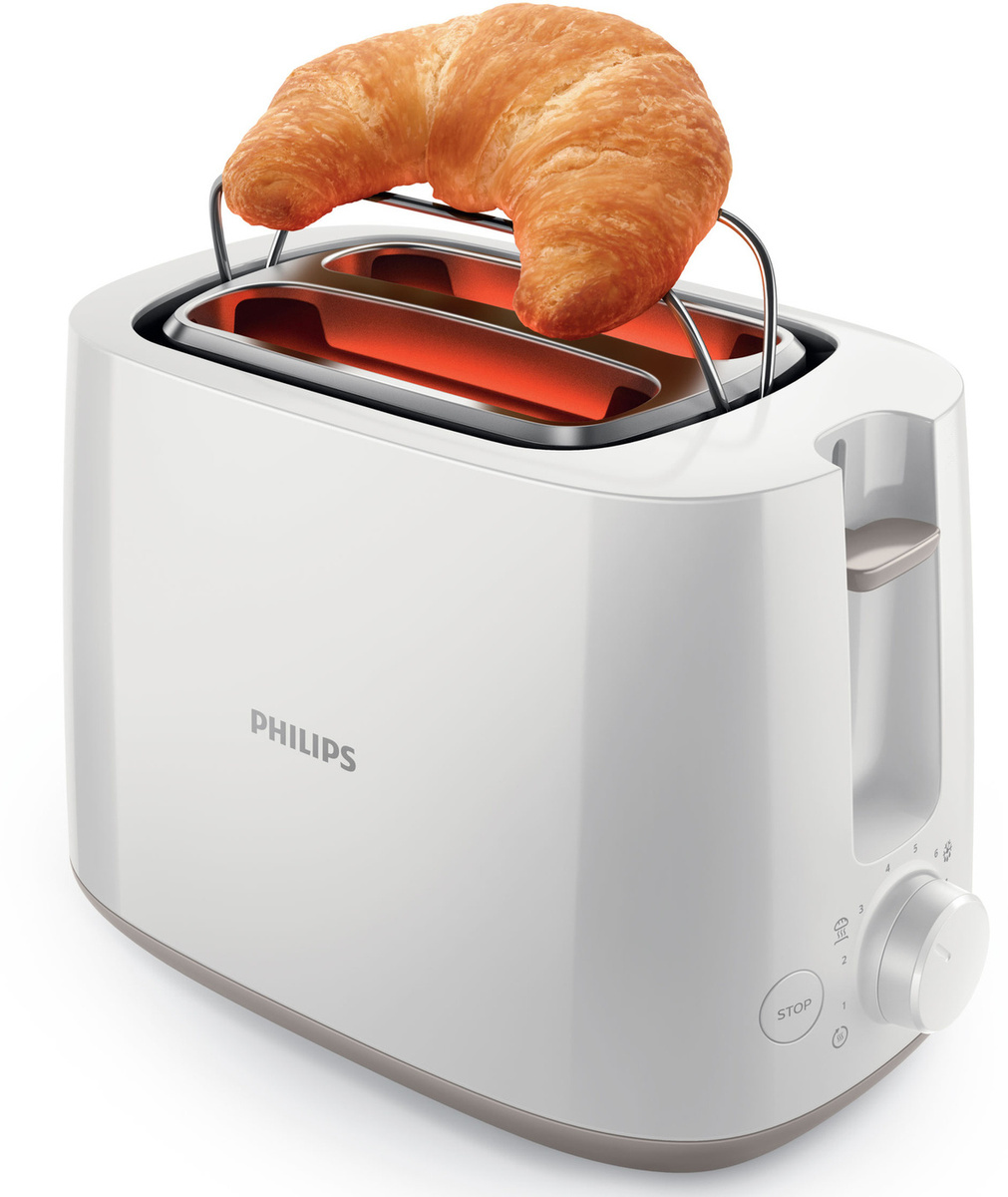 Тостер Philips HD2583/90, белый — купить в интернет-магазине OZON с ...