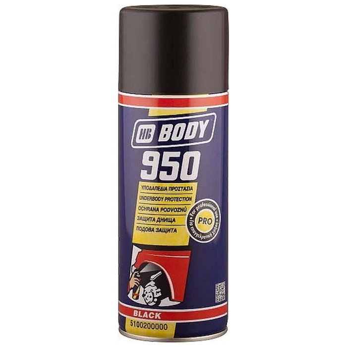 Антигравий BODY "950", черный, аэрозоль(спрей), 400 мл. — купить в ...