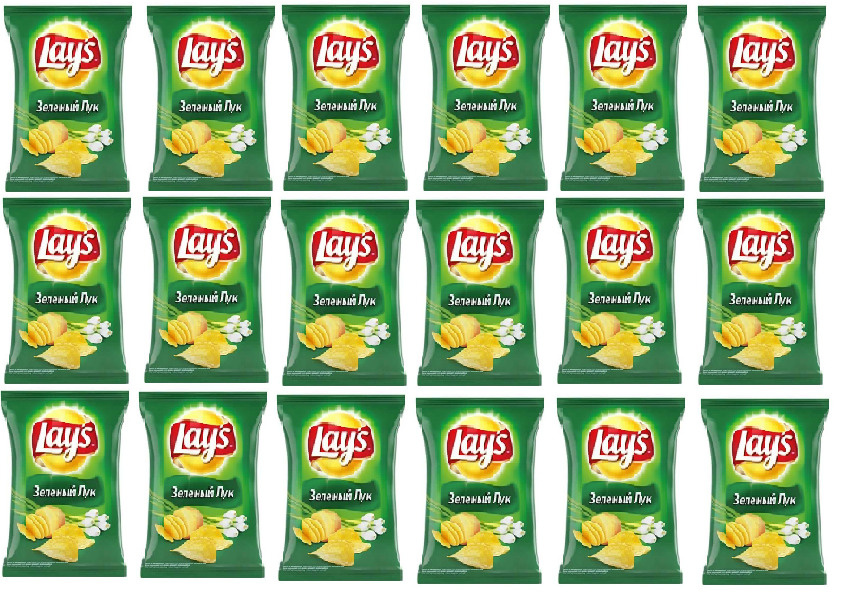 Чипсы Lay's 150гр Зеленый Лук (в упаковке 18 шт). — купить в интернет ...