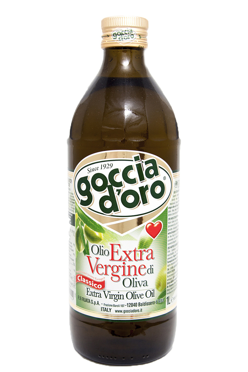 Goccia d'ORO масло оливковое Extra Virgin Classico 1,0 Италия — купить ...