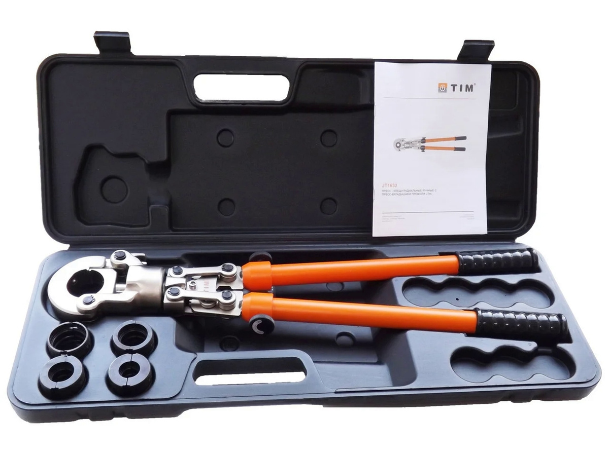 Пресс-инструмент для металлопластиковых труб TIM арт. JT-1632 - купить ...