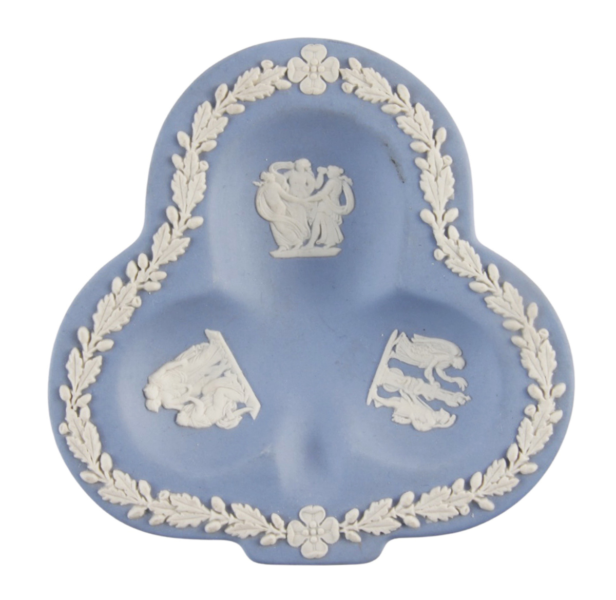 Wedgwood! Блюдце "Трефы". Фарфор "бисквит". Wedgwood, Великобритания ...