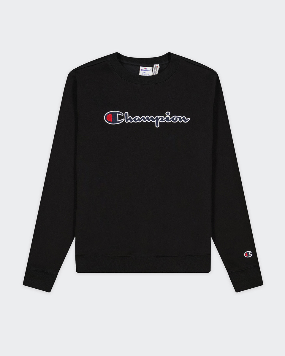 champion white crew neck sweatshirt