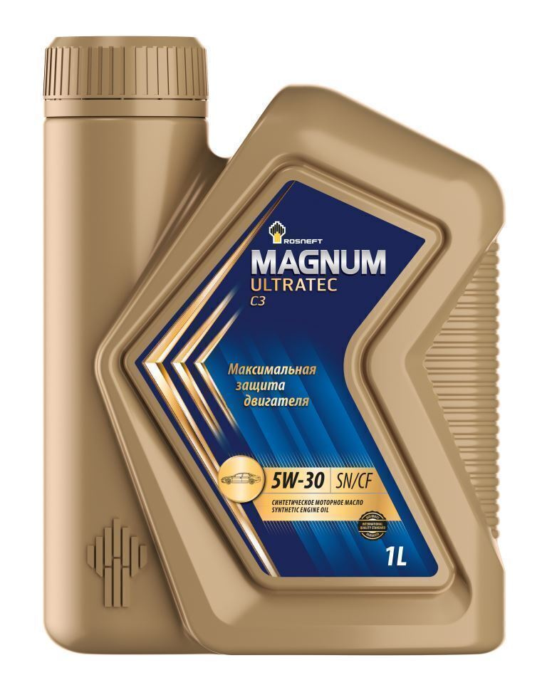 Моторное масло Роснефть Magnum Ultratec C3 5W-30  1 л .