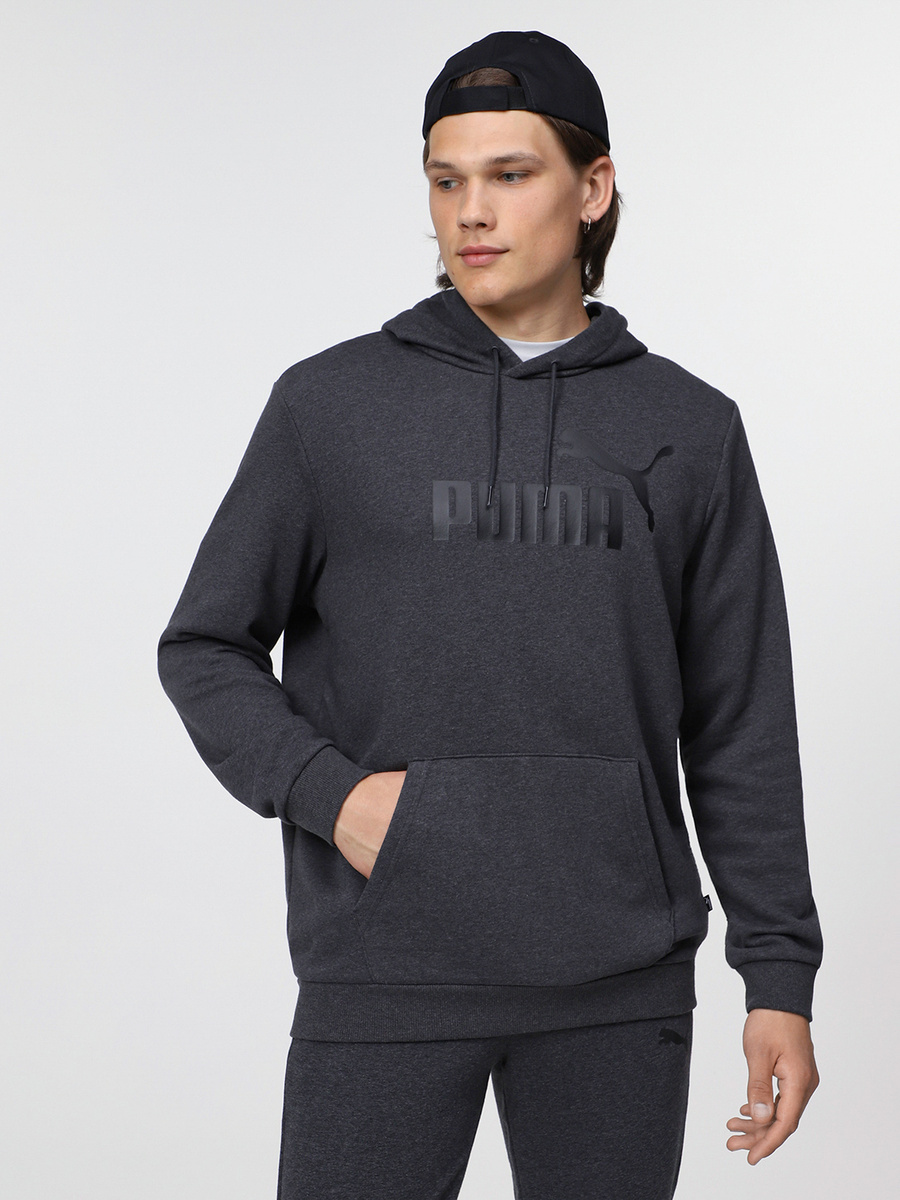 puma ess big logo hoodie