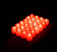 Набор свечей Светодиодная, 4.5 см х 3.2 см, 24 шт. Спонсорские товары
