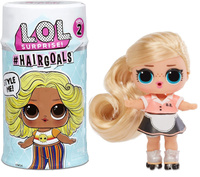 L.O.L. Surprise! Кукла LOL Hairgoals series 2.0. Кукла ЛОЛ Сюрприз Хейргоалс 2.0 с настоящими волосами. Спонсорские товары