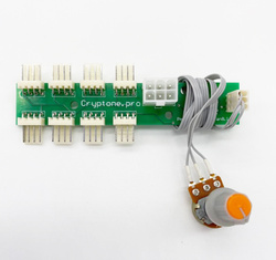 Ручной регулятор вентиляторов (ШИМ регулятор, реобас для вентиляторов, хаб) PWM, 16А, 8х4pin. Хиты продаж