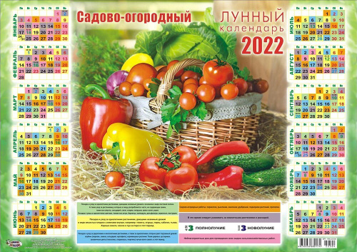 Листовой лунный календарь 2025