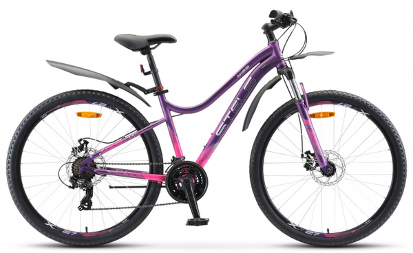 Велосипед STELS Miss-7100 MD 27.5" 18" Пурпурный Двухколёсный ...