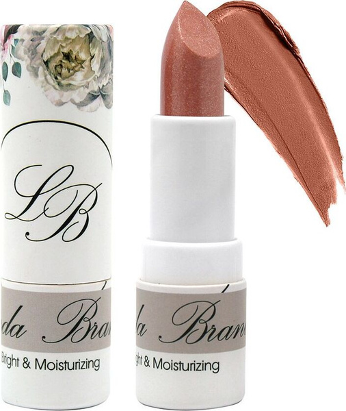 Landa Branda Сияние и увлажнение Губная помада, тон Rose Gold, 4 г ...