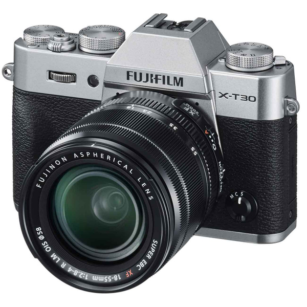 Беззеркальный фотоаппарат Fujifilm X-T30 Kit 18-55 Silver - купить по ...