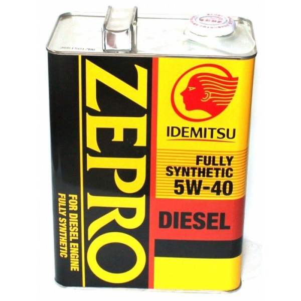 Масло идемитсу дизель. Масло моторное Idemitsu Zepro Diesel f-s 5w-40 API-CF 4л 2863-004. Zepro Diesel 5w-40. Idemitsu Zepro Diesel 5w-40 4л. Idemitsu 5w40 Diesel.