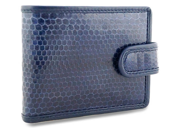 Мужской бумажник Exotic Leather из настоящей змеиной кожи с монетницей ...