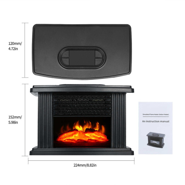 Электрокамин Flame Heater Настольный электрический мини-камин ...