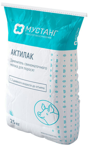Заменитель свиноматочного молока для поросят Актилак - купить с ...