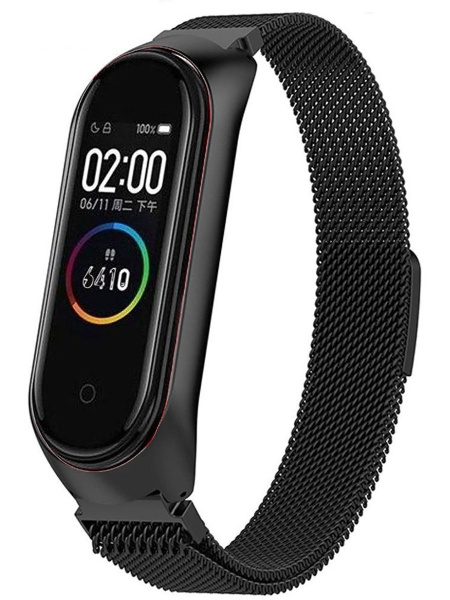 Металлический ремешок для Xiaomi Mi Band 5-6 / Ремешок на Сяоми Ми Бэнд ...