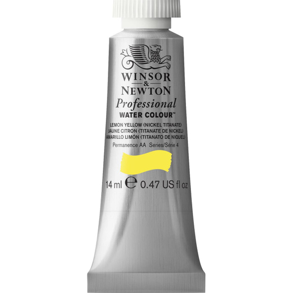 Winsor&Newton Акварель художественная, 14 мл, оттенок желтого лимона ...