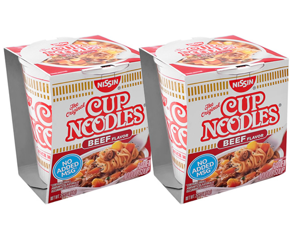 Лапша быстрого приготовления Nissin Cup Noodles (Ниссин Кап Нудлс) со ...