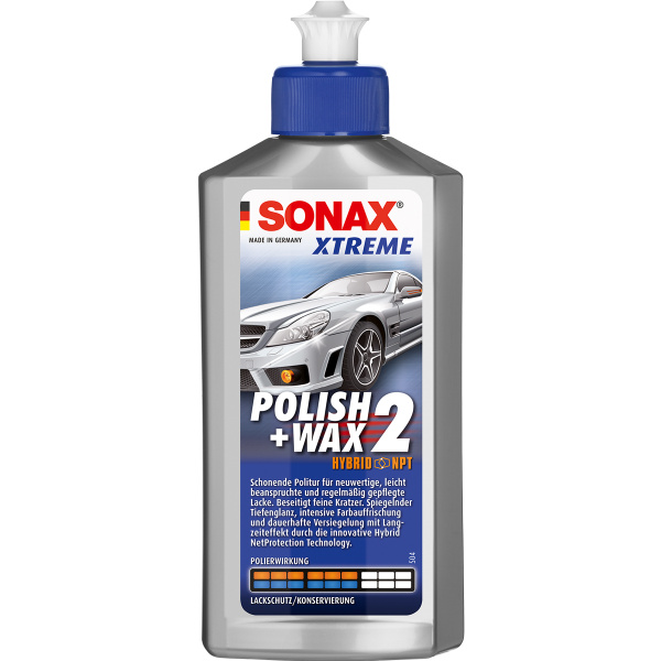 Полироль автомобильный Sonax "Xtreme №2", для новых покрытий, 250 мл ...