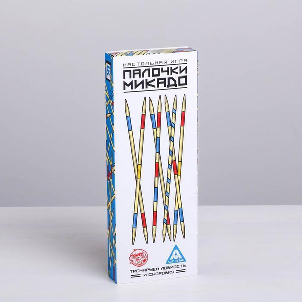 Настольная игра "Палочки Микадо", 31 деревянная палочка - купить с ...