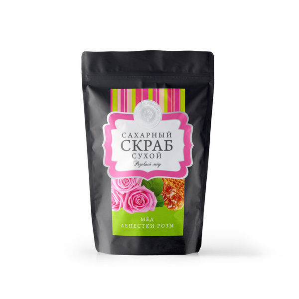 Сухой сахарный скраб "Розовый мед", Дом природы - купить с доставкой по ...