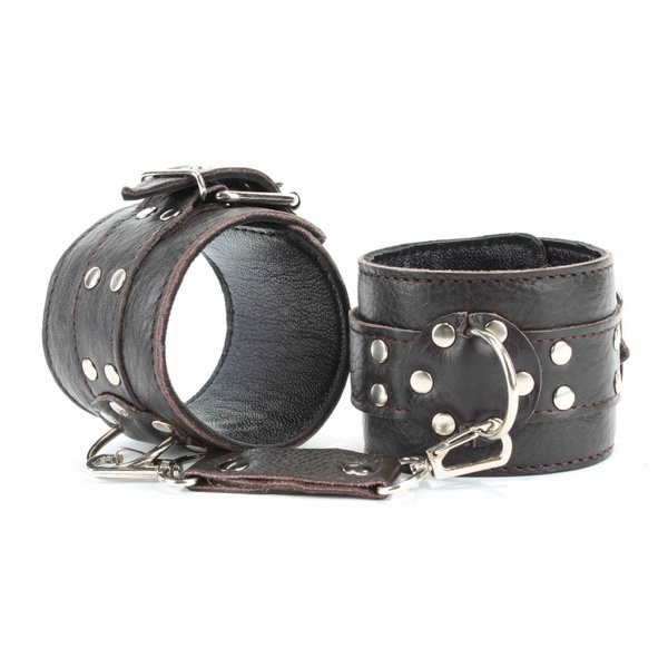 BDSM Арсенал Наручники из мягкой кожи - купить с доставкой по выгодным ...