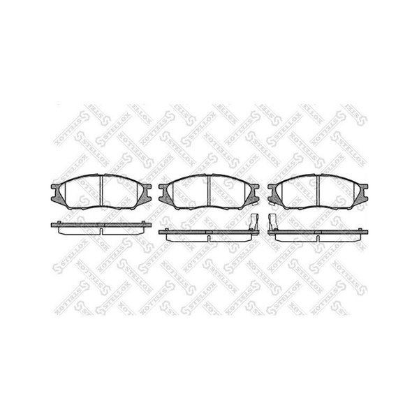 Колодки тормозные Stellox 001080SX - купить по низким ценам в интернет ...