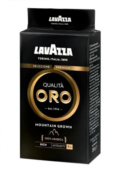 Кофе молотый Lavazza Qualita Oro Mountain Grown, в/у 250 г - купить с ...