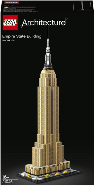 Конструктор LEGO Architecture Эмпайр-стейт-билдинг, 1767 деталей, 16 ...